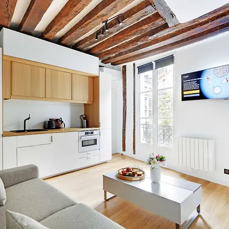 Studio 2p Renovated Climatisation - Marais