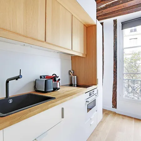 Apartment Studio 2p Renovated Climatisation - Marais *