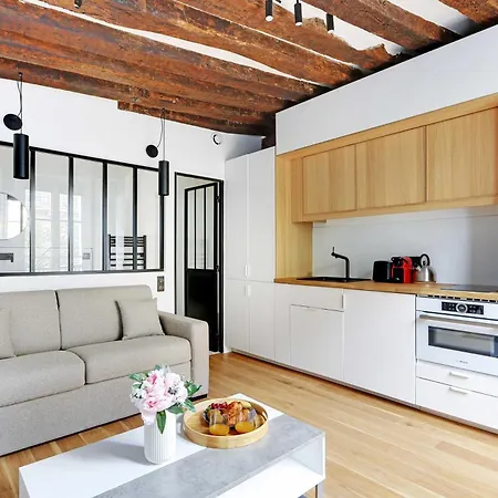 Studio 2p Renovated Climatisation - Marais